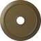 Ekena Millwork Crendon Ceiling Medallion (Canopies up to 4 3/8"), 24 1/8"OD x 4 3/8"ID x 2 1/4"P, Mississippi Mud CM24CRMMF - alternate 1